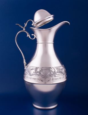 Серебряный кувшин для воды «Ривьера» №8