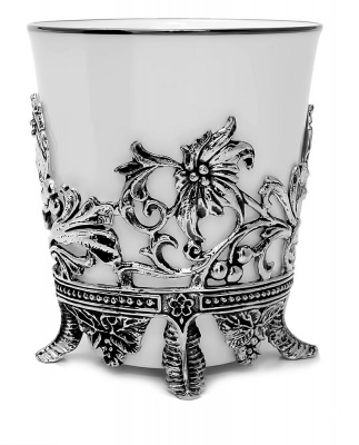 Чайная чашка «Цветочная» с ложкой