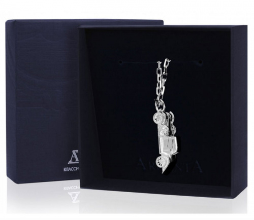 Серебряный брелок для ключей «Мерседес Бенц»