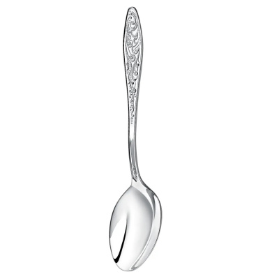 Серебряный набор десертный «Морозко» 2 предмета