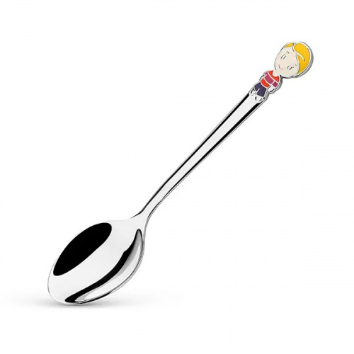 Ложка детская с эмалью «Мальчик»