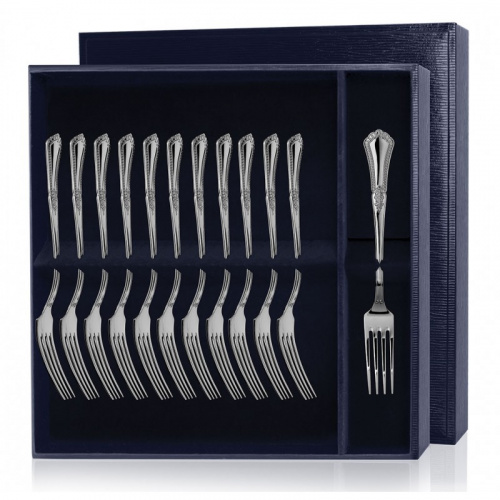 Серебряный набор «Фаворит» 12 десертных вилок