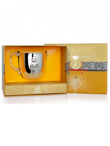 Кружка детская из серебра «Мальчик»