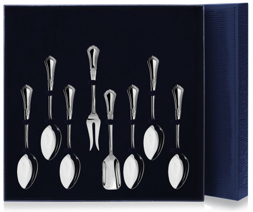 Серебряный набор для десерта «Фаворит» №2