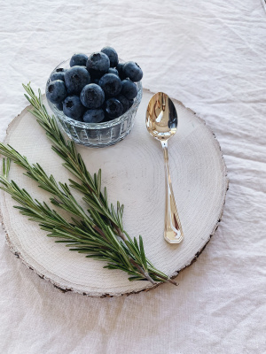 Чайная ложка из серебра «Элегант»