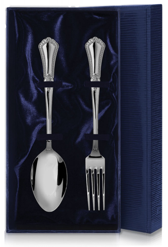 Серебряный набор «Фаворит» столовая ложка и вилка
