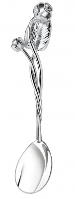 Серебряная чайная ложка «Кувшинка»