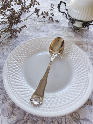 Серебряная столовая ложка «Визит»