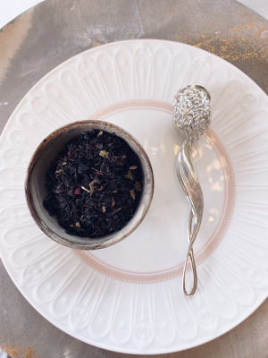 Ситечко из серебра «Тюльпан» для чая Ситечко из серебра «Тюльпан» для чая