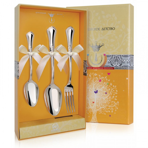 Серебряный десертный набор «Фаворит» 3 предмета