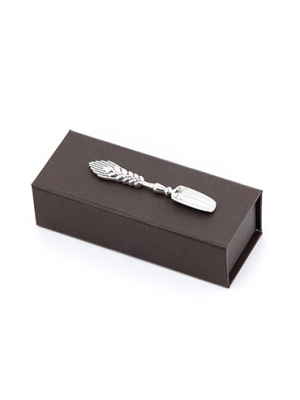 Серебряная ложка для соли «Колосок»