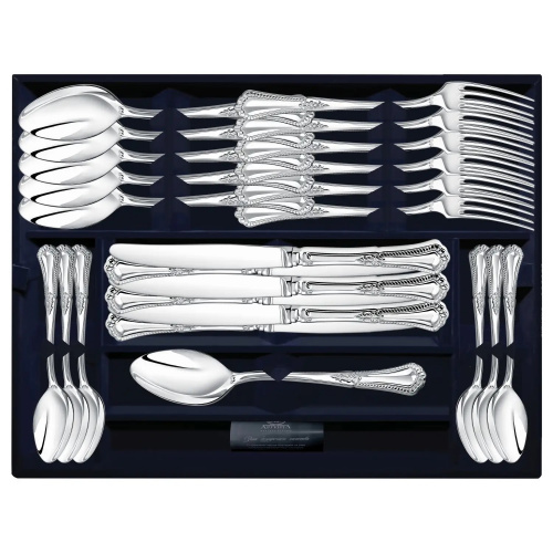 Серебряный столовый набор «Фаворит» 24 предмета
